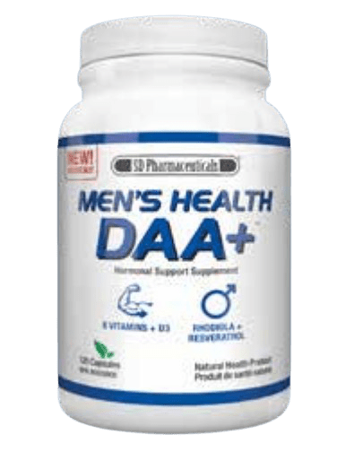 SD Pharmaceuticals Men's Health DAA+ Hormonal Support Supplement 120 capsules - YesWellness.com