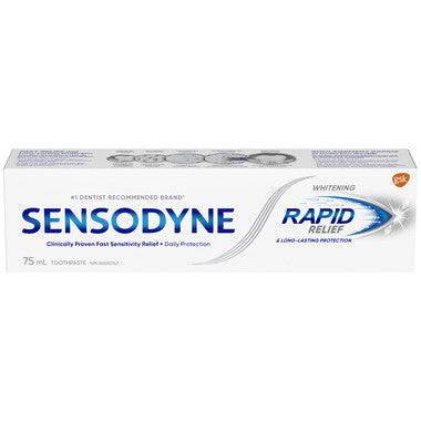 Sensodyne Rapid Relief Whitening Toothpaste 75ML - YesWellness.com