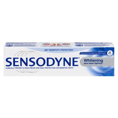Sensodyne Whitening Plus Tarter Fighting Toothpaste 18ML - YesWellness.com