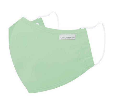 Sequence Health Reusable Nano-Silver Fabric Mask for Adults - Green 5 Pack - YesWellness.com