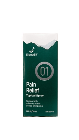 SierraSil Pain Relief Topical Spray 30mL - YesWellness.com