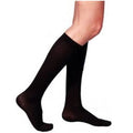 Sigvaris Cotton Calf With Grip Top 30-40 mmHg Women's Closed Toe X-Large Short Black - YesWellness.com