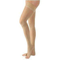 Sigvaris Natural Rubber Thigh High Compression Stockings Small Average Short Length 30-40 mmHg Beige - YesWellness.com