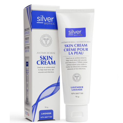 Silver Biotics Antimicrobial Skin Cream Lavender 96g - YesWellness.com