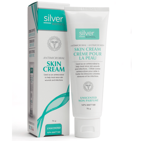 Silver Biotics Antimicrobial Skin Cream Unscented 96g - YesWellness.com
