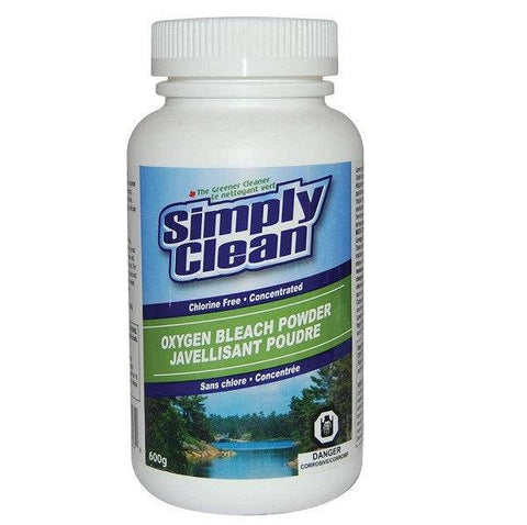 Simply Clean Oxygen Bleach Powder 600g - YesWellness.com