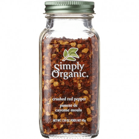 Simply Organic Crushed Red Pepper 45g - YesWellness.com