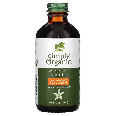 Expires March 2026 Clearance Simply Organic Madagascar Vanilla Extract Non-Alcoholic 118 ml