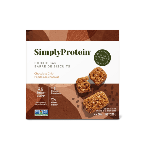 SimplyProtein Cookie Bar - Chocolate Chip 4 Pack - YesWellness.com