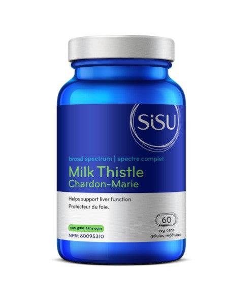 Sisu Broad Spectrum Milk Thistle 60 Veg Caps - YesWellness.com