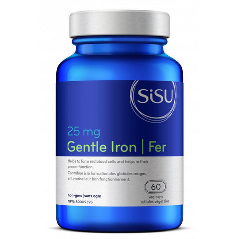 Sisu Gentle Iron 25mg 60 veg capsules - YesWellness.com