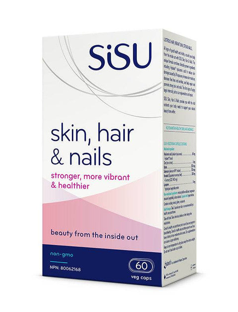 Expires April 2026 Clearance SISU Skin, Hair & Nails 60 Veg Capsules
