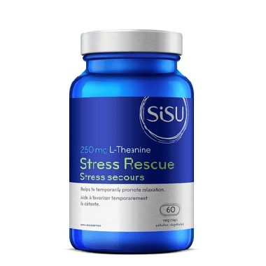 Sisu Stress Rescue 250mg L-Theanine 60 veg capsules - YesWellness.com