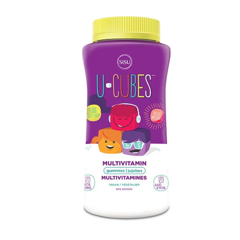 Sisu U-cubes Children's Multi-vitamin and Mineral Gummies 120 Gummies