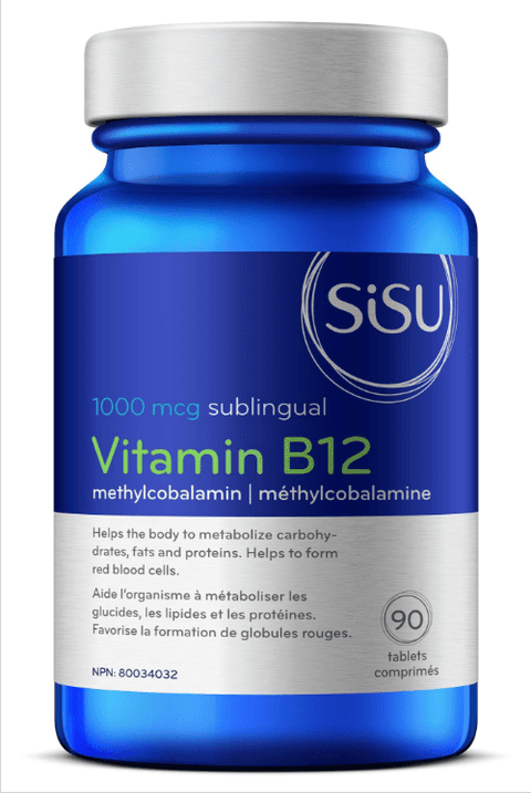 Sisu Vitamin B12 1000mcg Methylcobalamin - YesWellness.com