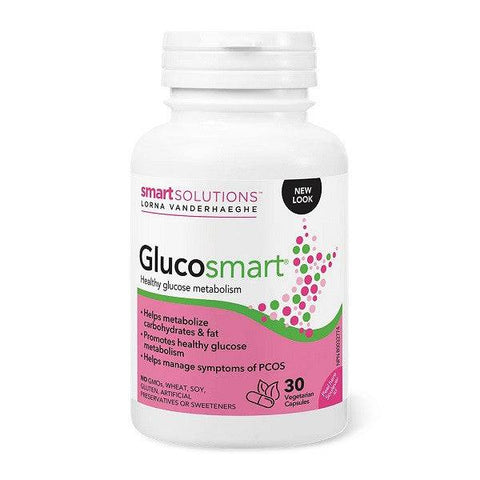 Expires February 2026 Clearance Smart Solutions Lorna Vanderhaeghe GLUCOsmart 30 Vegetarian Capsules