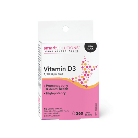 Smart Solutions Lorna Vanderhaeghe Vitamin D3 360 Droplets - YesWellness.com