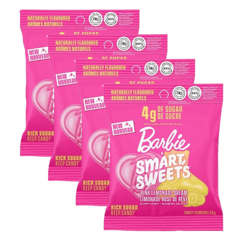 SmartSweets Barbie Pink Lemonade Dream Pack of 4