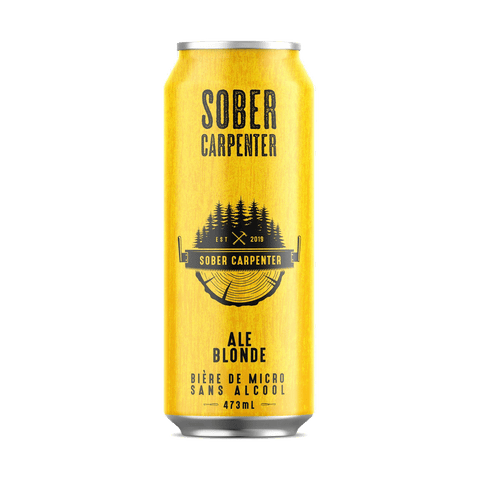 Sober Carpenter Blonde Ale Non-Alcoholic Craft Beer 12 x 473mL - YesWellness.com
