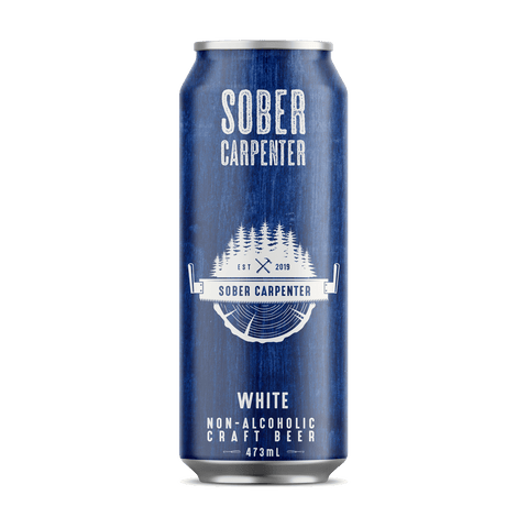 Sober Carpenter White Non-Alcoholic Craft Beer  12 x 473mL - YesWellness.com