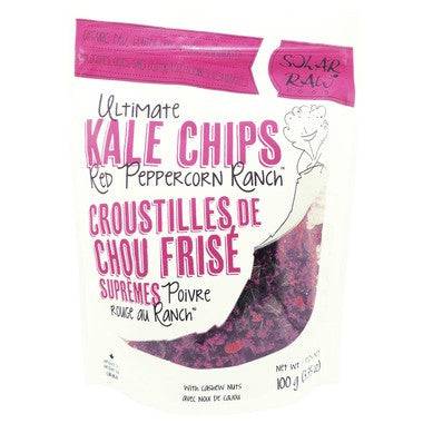 Solar Raw Ultimate Kale Chips Red Peppercorn Ranch 100 grams - YesWellness.com
