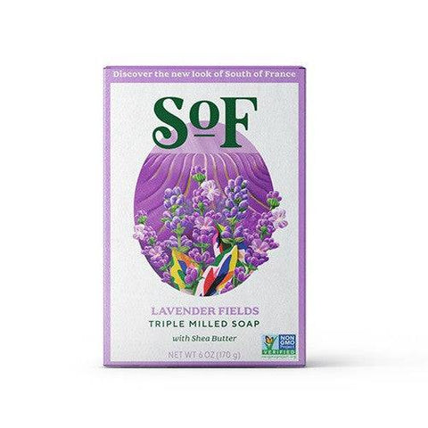 South of France Lavender Fields Bar Soap - YesWellness.com