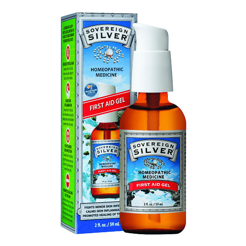 Expires June 2024 Clearance Sovereign Silver First Aid Gel 59 mL - YesWellness.com