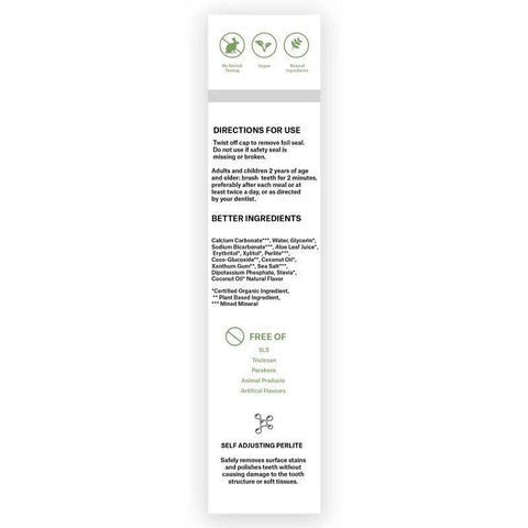 Spa Dent Naturals Advanced Whitening Toothpaste Coconut + Sea Salt 190g - YesWellness.com