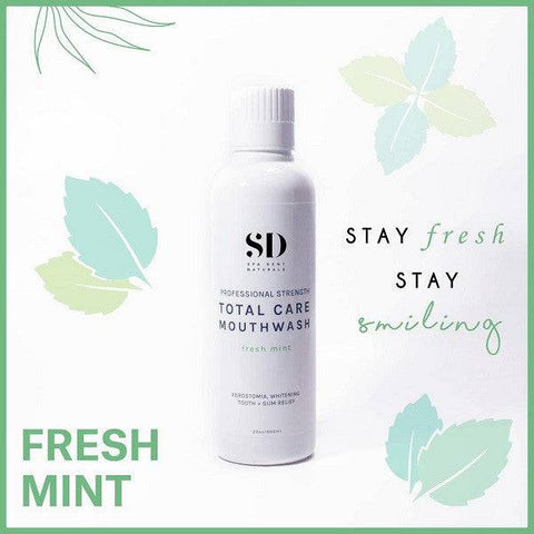 Spa Dent Naturals Total Care Mouthwash Fresh Mint 600ml - YesWellness.com
