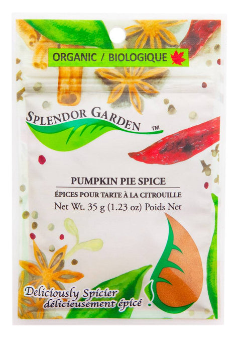 Splendor Garden Organic Pumpkin Pie Spice 454 g - YesWellness.com
