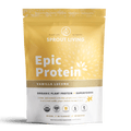 Expires May 2024 Clearance Sprout Living Epic Protein Organic Plant Protein + Superfoods Vanilla Lucuma 456g - YesWellness.com