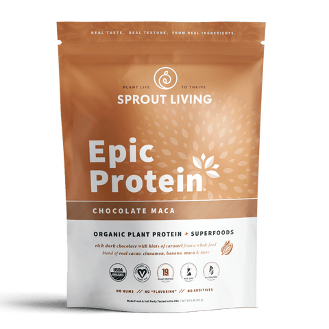 Sprout Living Epic Protein Organic Plant Protein + Superfoods - YesWellness.com