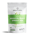 Sprout Living Organic Broccoli Kale Sprout Mix 100% Potent Sprout Powder 113g - YesWellness.com