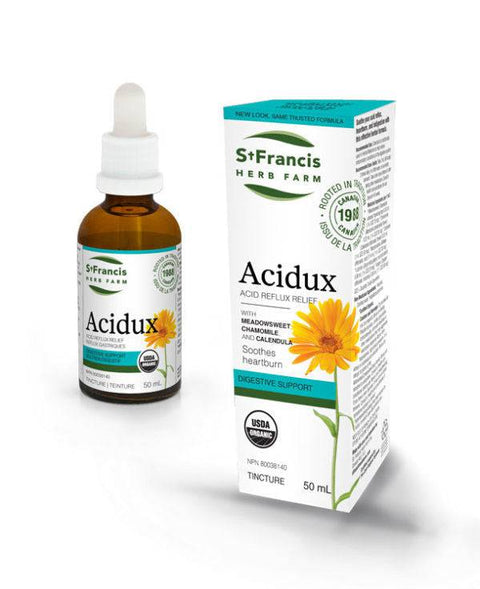 St. Francis Herb Farm Acidux Digestive Support 50mL - YesWellness.com