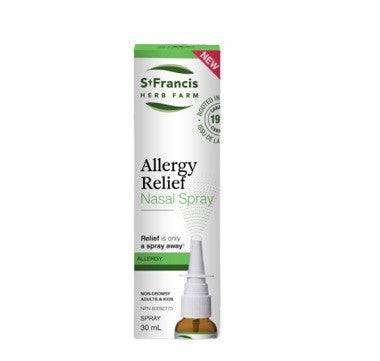 St. Francis Herb Farm Allergy Relief Nasal Spray 30mL - YesWellness.com