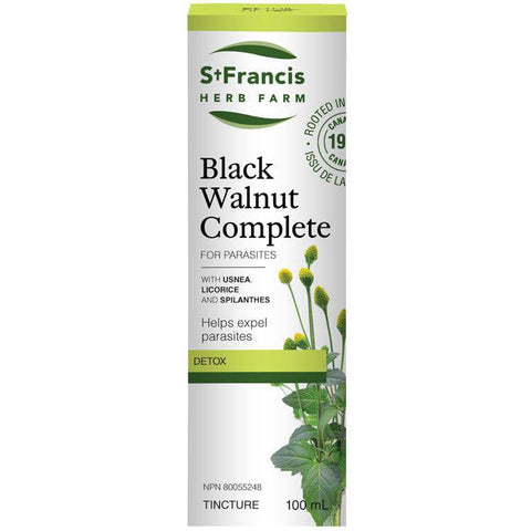 St. Francis Herb Farm Black Walnut Complete Detox Tincture - YesWellness.com
