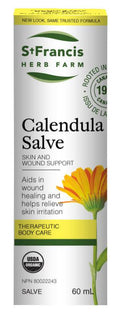 St. Francis Herb Farm Calendula Salve - Therapeutic Body Care Salve 60mL - YesWellness.com