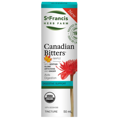 St. Francis Herb Farm Canadian Bitters Maple - Digestion Support 50mL - YesWellness.com