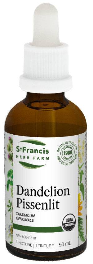 St. Francis Herb Farm Dandelion Tincture 50mL - YesWellness.com