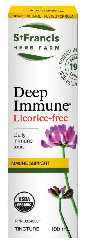 St. Francis Herb Farm Deep Immune Licorice-Free - Immune Support Tincture - YesWellness.com