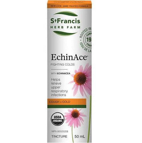 St. Francis Herb Farm EchinAce with Echinacea - Cough + Colds Tincture - YesWellness.com