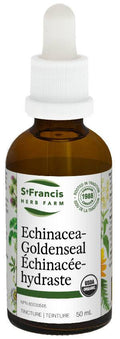 St. Francis Herb Farm Echinacea Goldenseal Tincture 50mL - YesWellness.com