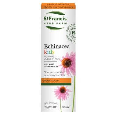 St. Francis Herb Farm Echinacea Kids with Anise and Echinacea Cold + Flu Tincture - YesWellness.com
