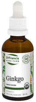 St. Francis Herb Farm Ginkgo Tincture 50mL - YesWellness.com