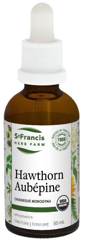 St. Francis Herb Farm Hawthorn Tincture 50mL - YesWellness.com
