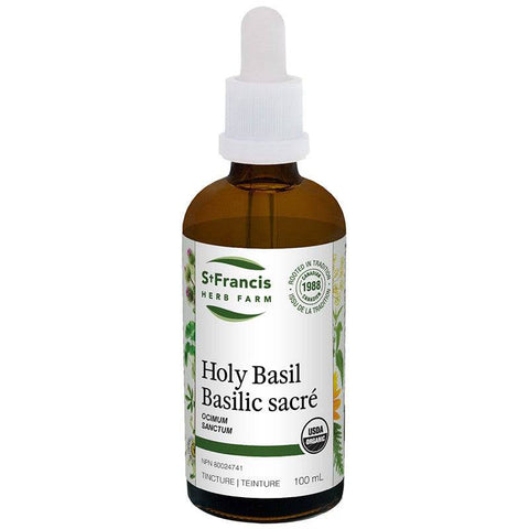 Expires June 2026 Clearance St. Francis Herb Farm Holy Basil Tincture 50mL