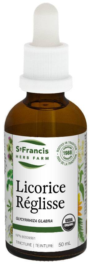 St. Francis Herb Farm Licorice Tincture 50mL - YesWellness.com