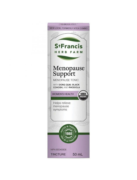 St. Francis Herb Farm Menopause Support Women's Health Tincture 50mL - YesWellness.com