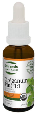 Expires May 2024 Clearance St. Francis Herb Farm Oreganum Plus 1:1 Wild Organo Cough + Cold Oil 30ml - YesWellness.com