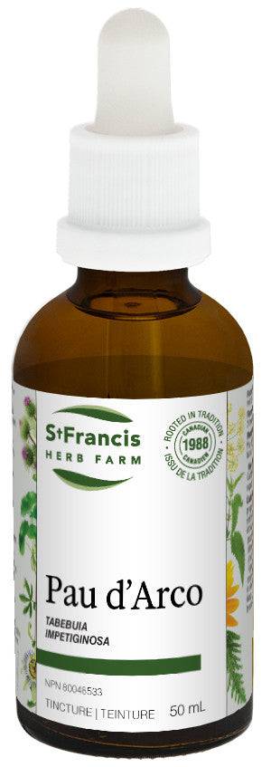 St. Francis Herb Farm Pau D'Arco Tincture 50mL - YesWellness.com